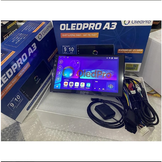 Màn Hình Android OLEDPRO A3  - Màn Hình 9inch Cho Ô Tô - Chạy Sim 4G,Phát WiFi, Điều Khiển Giọng Nói