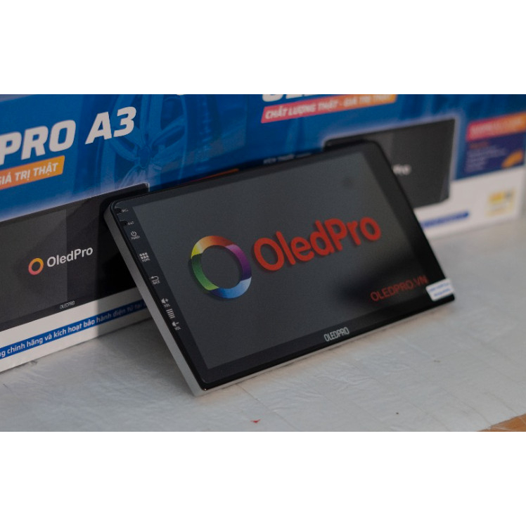 Màn Hình Android OLEDPRO A3  - Màn Hình 9inch Cho Ô Tô - Chạy Sim 4G,Phát WiFi, Điều Khiển Giọng Nói