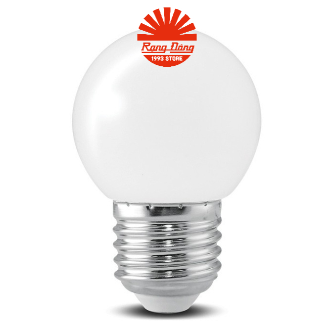 Bóng đèn LED tròn 1W Rạng Đông trang trí, tiết kiệm điện, Model A45W 1W