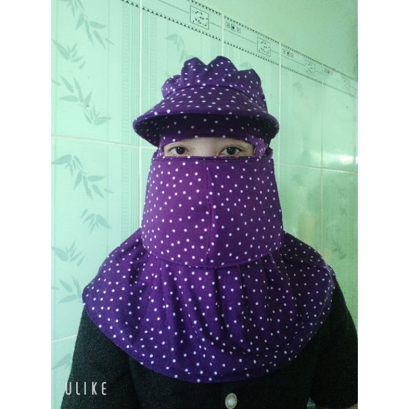 Nón khẩu trang dán