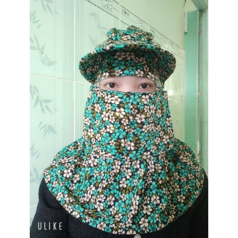 Nón khẩu trang dán