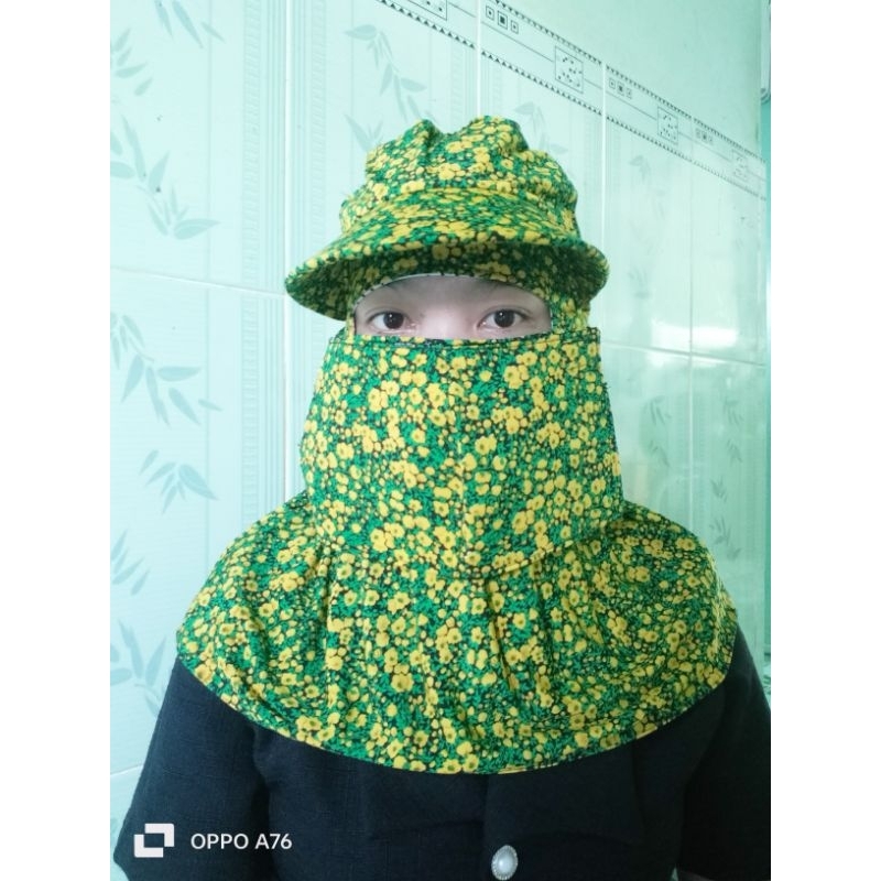 Nón khẩu trang dán