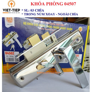 Khoá tay gạt cửa phòng việt tiệp 4507 chính hãng