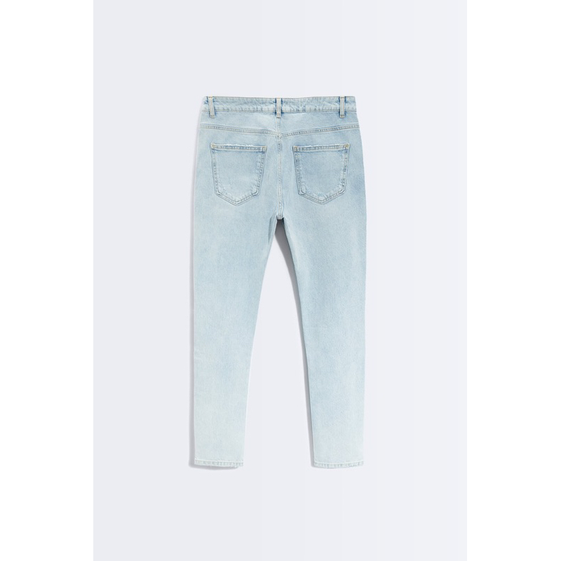 Quần jean nam ống bó Zara authentic RIPPED SKINNY size 30