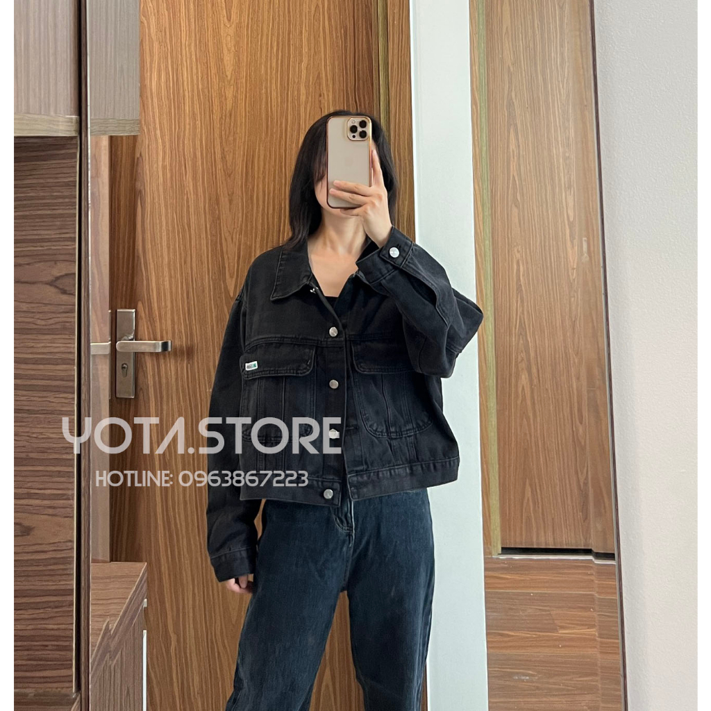 Áo khoác jeans lửng - G012