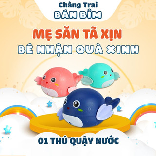 Thú quậy nước, đồ chơi bồn tắm cho bé, di chuyển - Qùa tặng Chàng Trai Bán Bỉm