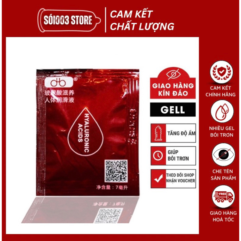 Gel bôi trơn Olo dạng gói, gel bôi trơn gốc nước tiện lợi tăng khoái cảm khi sử dụng kéo dài thời gian quan hệ