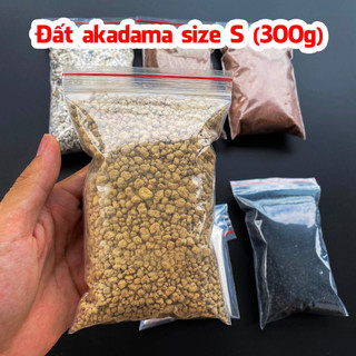 Đất nung nhật bản akadama 300g terrarium, đất sét akadama size s loại 3-5mm