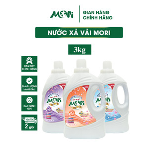 Nước xả vải Mori can 3L, 3Kg Hương Comfor Hương Lovely MR009