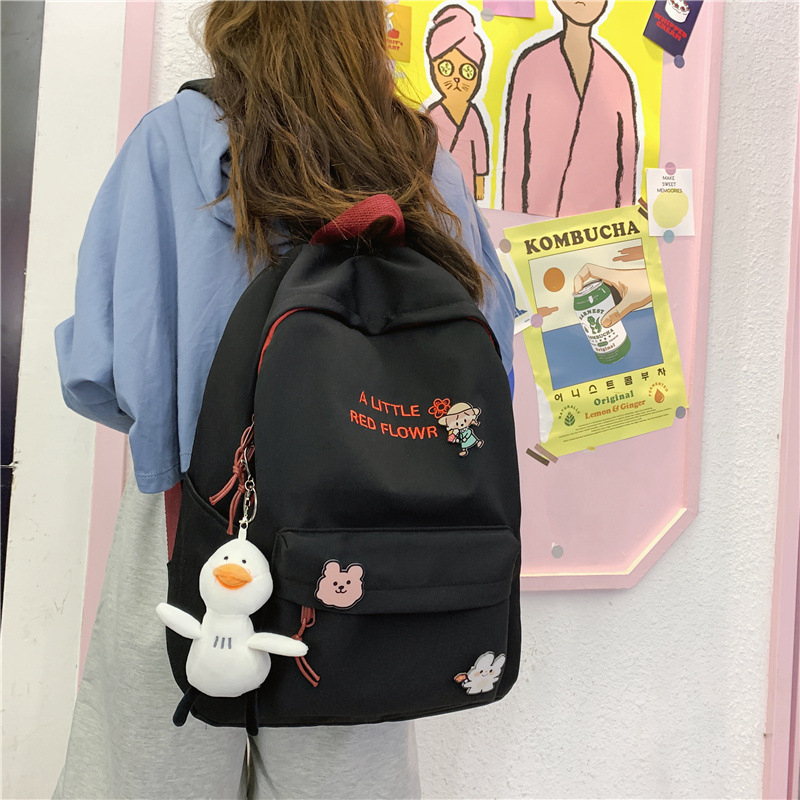 Balo Học Sinh Đi Học Đi Du Lịch Đi Chơi Chất Liệu Vải Canvas Chống Nước Form Rộng Siêu Cute PT Smart