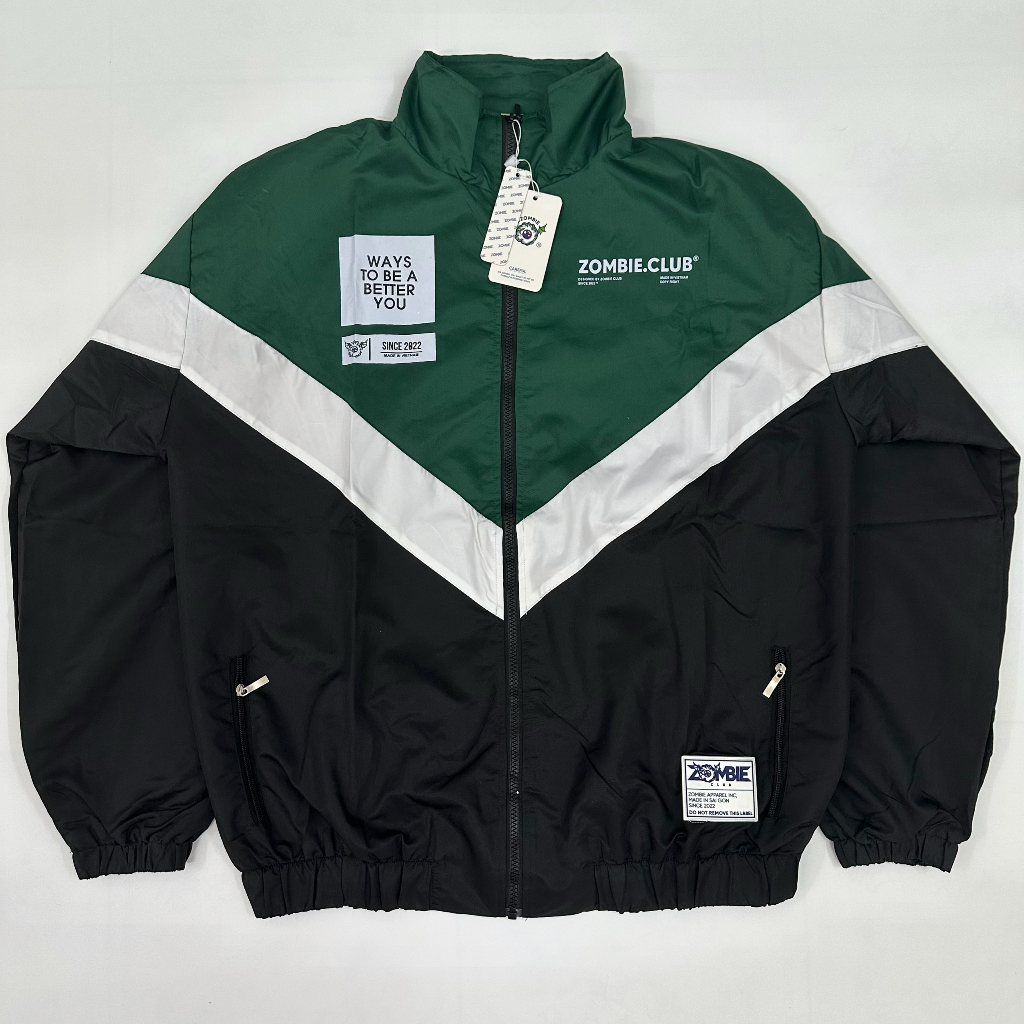Áo khoác dù Zombie Club SS2 vải dù 2 lớp dày dặn AKZ02