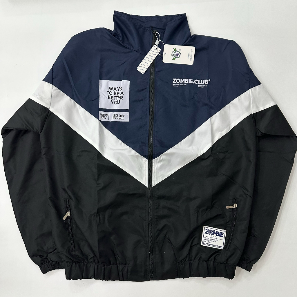 Áo khoác dù Zombie Club SS2 vải dù 2 lớp dày dặn AKZ02