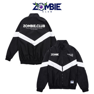 Áo khoác dù zombie club x pamin ss1 màu đen vải dù 2 lớp dày dặn akz01
