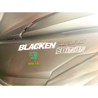 Tem Blacken Edition nền trong sắc nét.( giá 1 cặp)