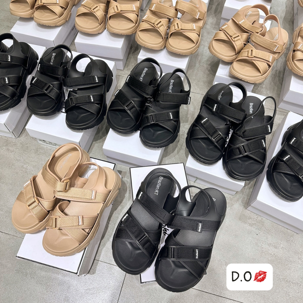 Dép sandal quai hậu nữ Quai chéo kiểu dáng trẻ trung năng động