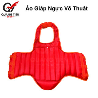 Áo giáp ngực võ thuật,tán thủ đỏ đen đủ size