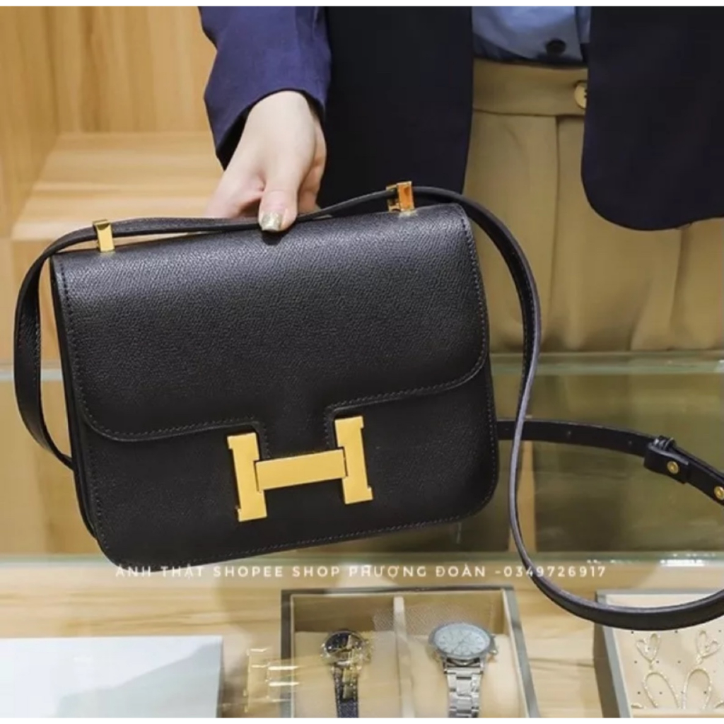 Túi xách chữ H da sần size 18cm siêu hot 2022