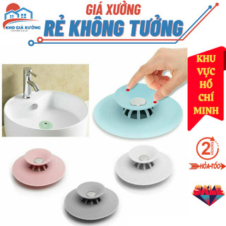 [Giá Xưởng HCM] Nắp chặn nước bồn rửa chén, nắp silicon hình đĩa bay ngăn nước, lọc rác, lông tóc bồn rửa chén, lavabo