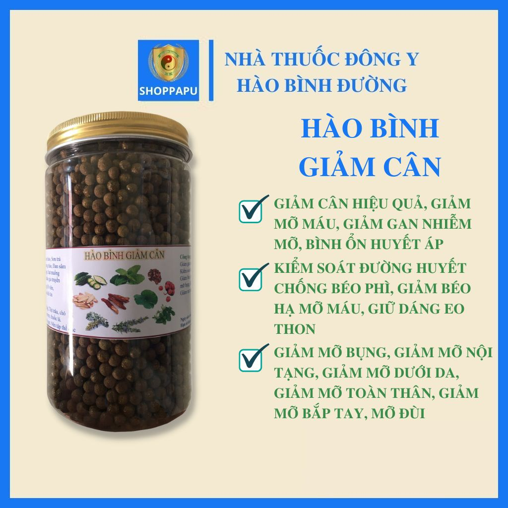 ✅ Nam Dược Gia Truyền Hào Bình Giảm Cân, Chống Béo Phì, Giảm Béo, Hạ Mỡ Máu, Giữ Dáng Eo Thon. Giảm Mỡ Bụng