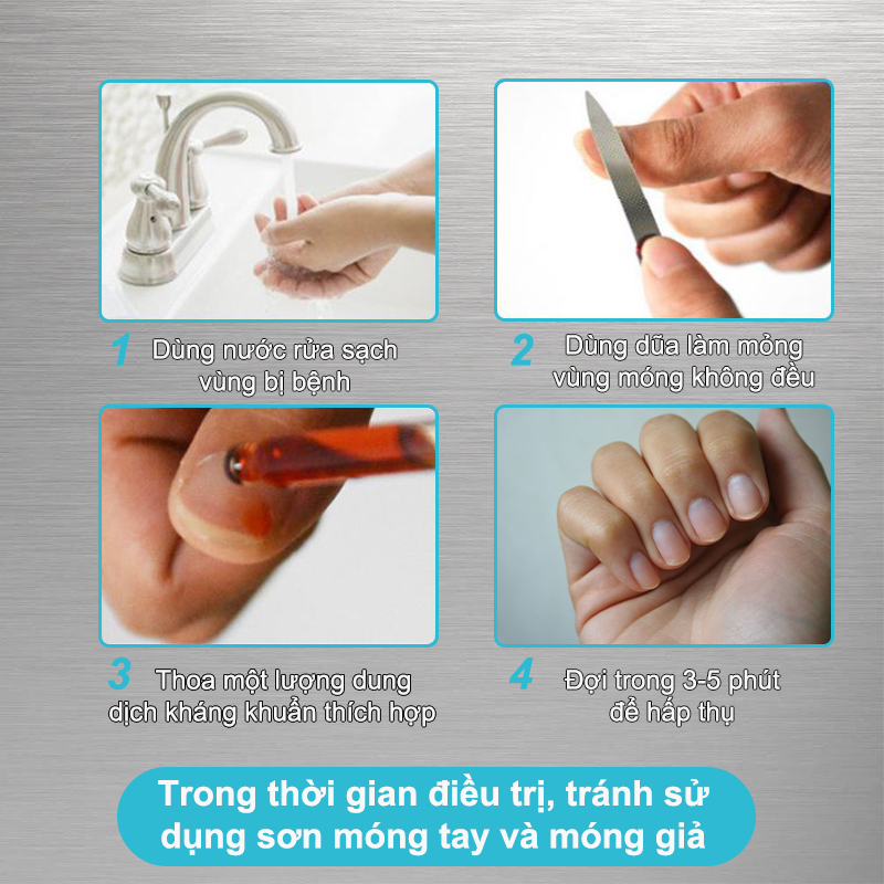 Kem nấm móng tay dưỡng móng tay thảo dược kháng khuẩn serum phục hồi móng chăm sóc chân 20ml