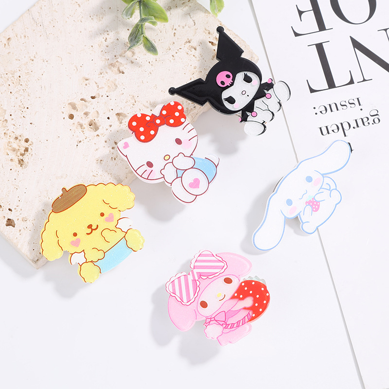 🍄Kẹp Tóc Hình Chú Chó Yugui Có Đèn Led Phát Sáng Phong Cách Hàn Quốc Dễ Thương