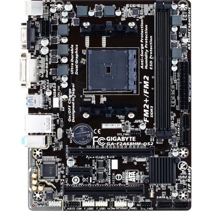 Mainboard AMD GIGABYTE GA-F2A68HM-HD2 Socket FM2+ hàng tháo máy bộ