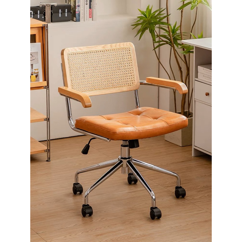 Ghế gỗ Wicker lưng mây, ghế mây phòng khách nhập khẩu cao cấp | Wicker Chair