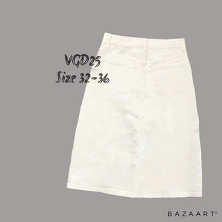 🌻Chân váy jean trắng size 32-36