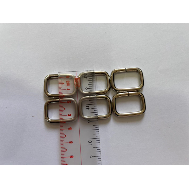 Khoen chữ nhật inox 20x13mm - Phụ liệu làm túi xách handmade
