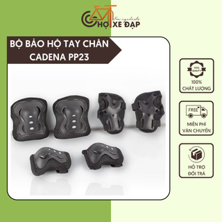 Bộ Bảo Hộ Tay Chân CADENA PP23 Chất Liệu Nhựa Cứng Cao Cấp Bảo Vệ Đầu Gối Khuỷu Tay Cho Bé Thể Dục Thể Thao