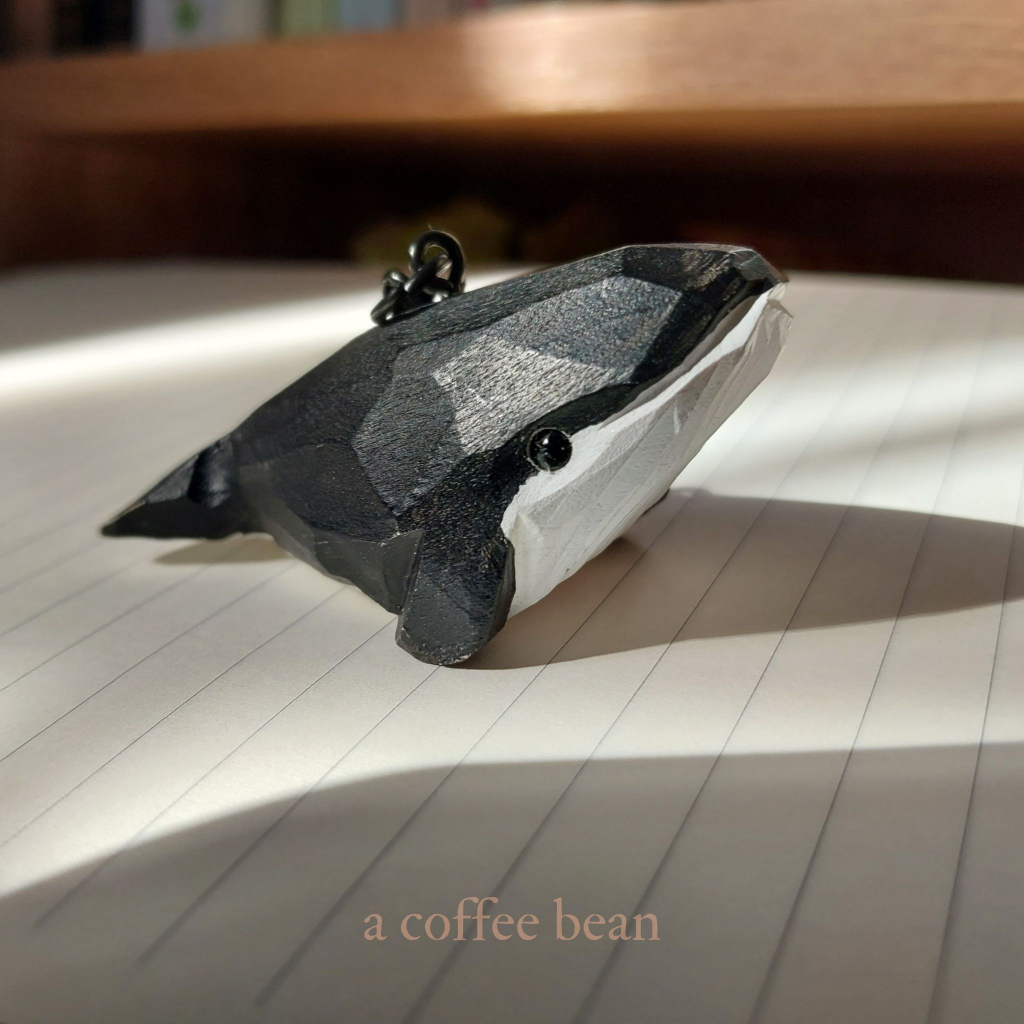 Móc khóa gỗ thủ công cá voi tàu bay siêu cấp cute tặng bạn bè người yêu