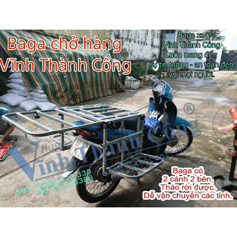 Baga chở hàng có 2 bên cánh 401   Baga Vĩnh Thành Công.