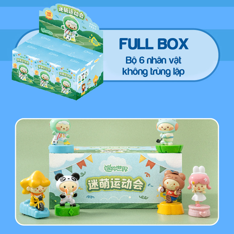 Mô hình Mini world chơi thể thao ( hộp bí ẩn)