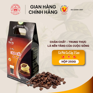 Cà phê cao cấp 3 sao thu hà coffee hộp 250g hương thơm lan tỏa