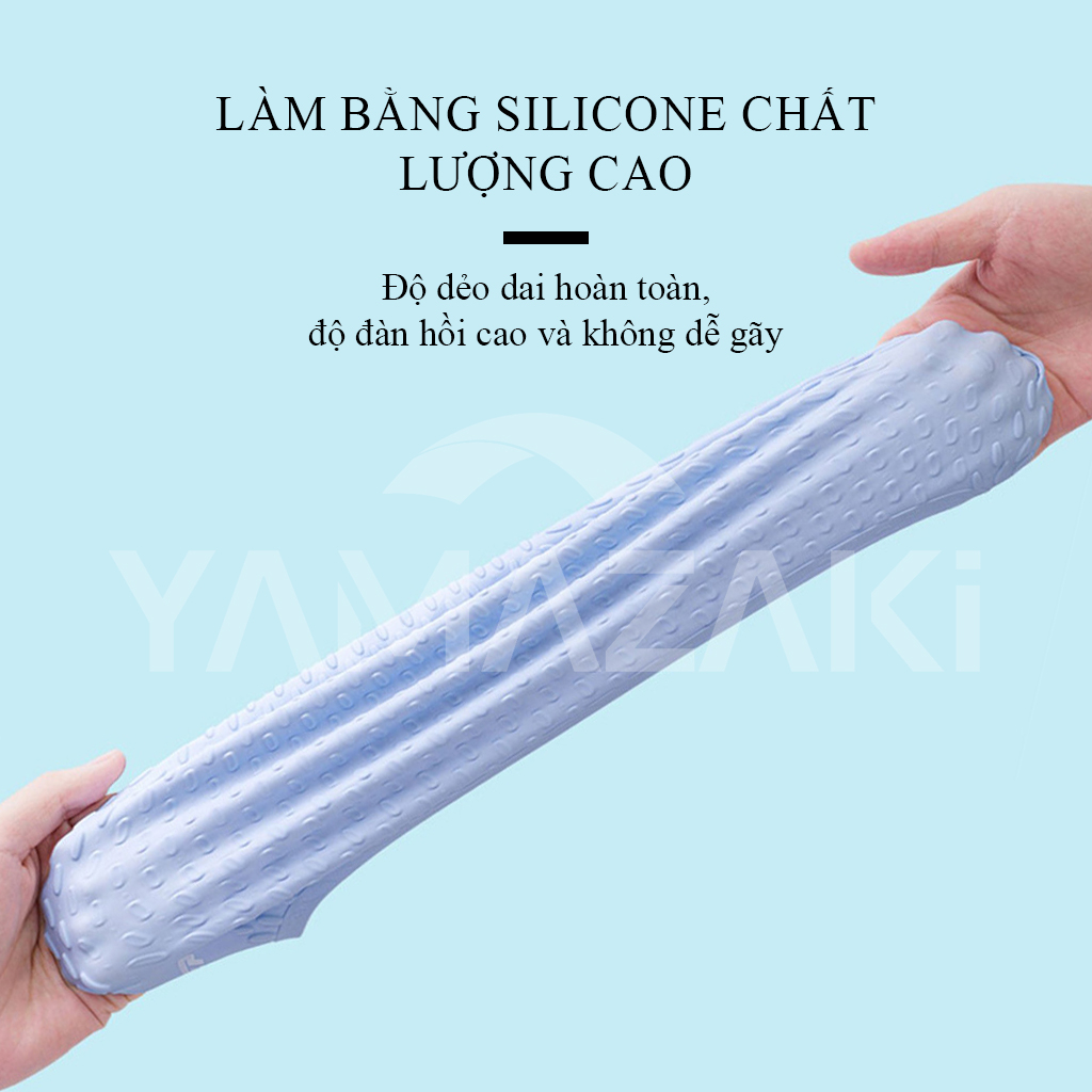 YAMAZAKI Mũ bơi người lớn 4 màu 100% mũ bơi chống nước ngăn ướt tóc trùm được búi tóc dài mũ bơi silicon