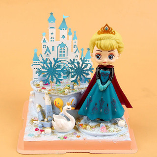 - Elsa Vương miện - Trang trí bánh sinh nhật bánh kem