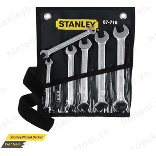 Bộ cờ lê 2 đầu miệng hệ m 6 chi tiết stanley 87-716-1 - chính hãng
