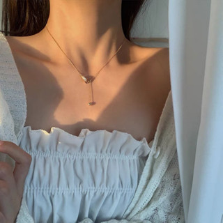  Dây chuyền bạc nữ Tyche Infinity nạm đá ,chốt khóa cao cấp trẻ trung phù hợp đeo đi học đi chơi,đi làm TYCHE JEWELRY 