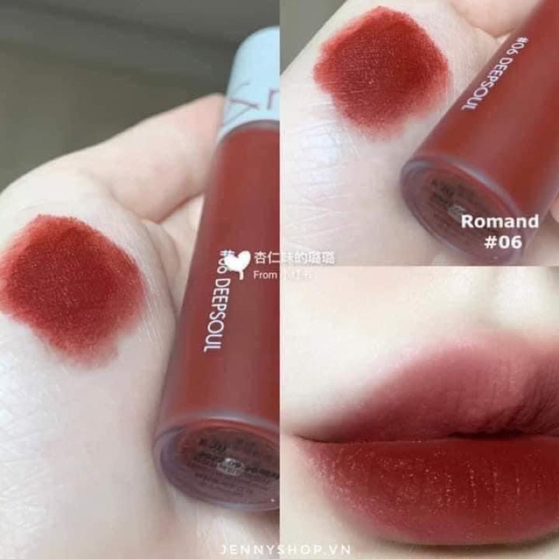 Son kem lì cực nhẹ môi Hàn Quốc Romand Zero Velvet Tint 5.5g màu 05,06,22,23