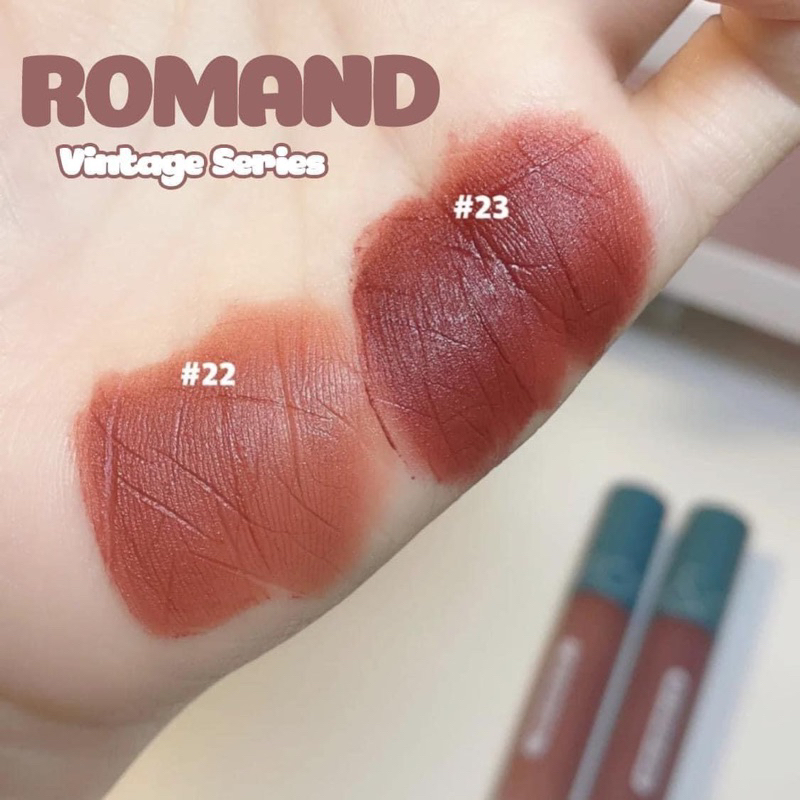 Son kem lì cực nhẹ môi Hàn Quốc Romand Zero Velvet Tint 5.5g màu 05,06,22,23