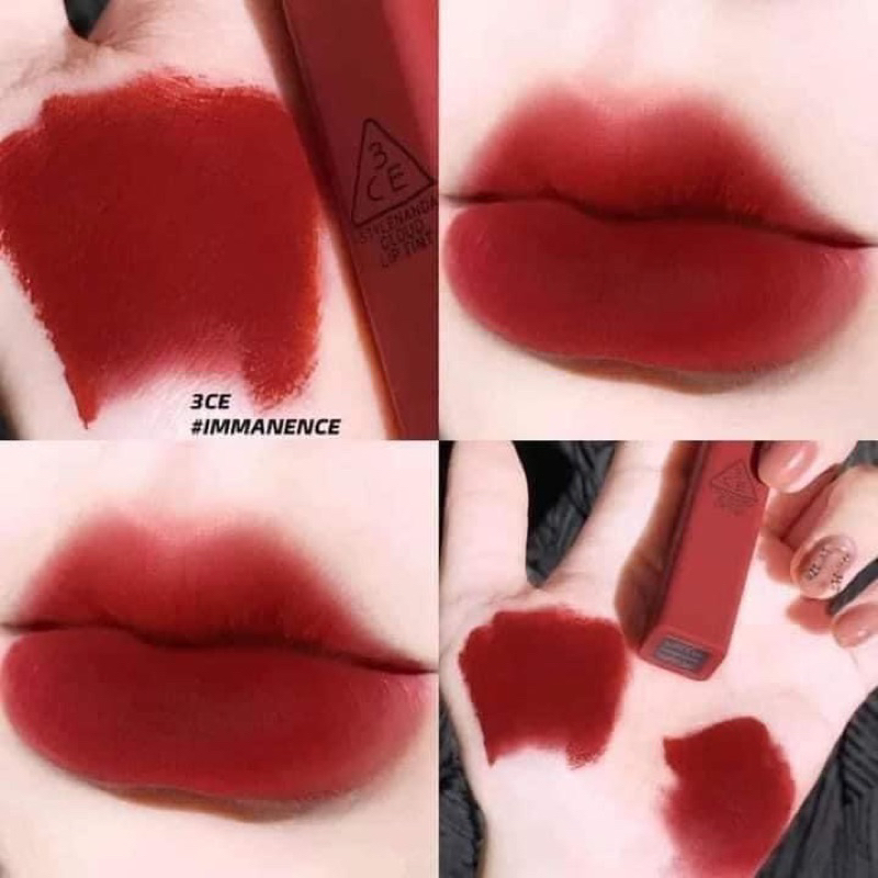 Son kem 3CE Cloud Lip Tint Macaron Red/ Needful/ Immanence