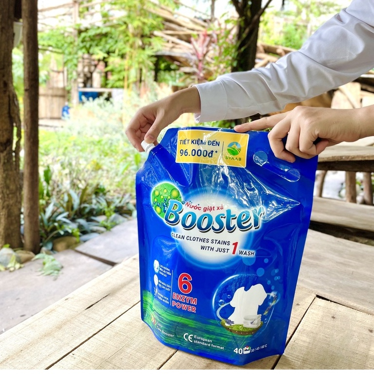 Nước giặt dạng túi BOOSTER 3.7 Kg