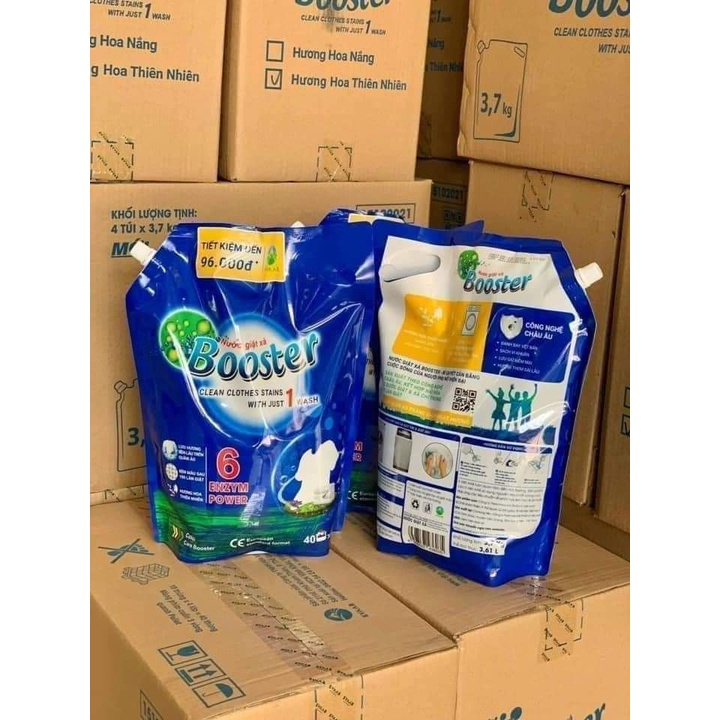 Nước giặt dạng túi BOOSTER 3.7 Kg