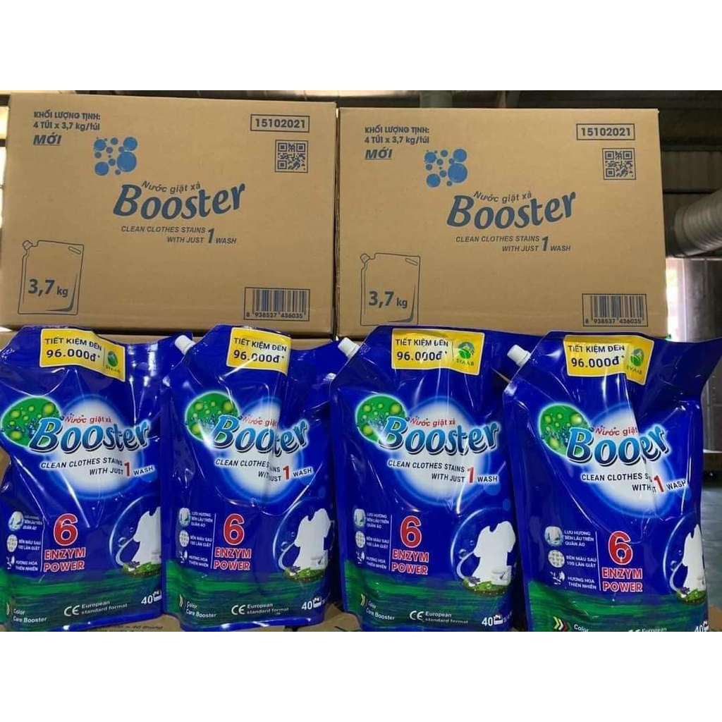 Nước giặt dạng túi BOOSTER 3.7 Kg