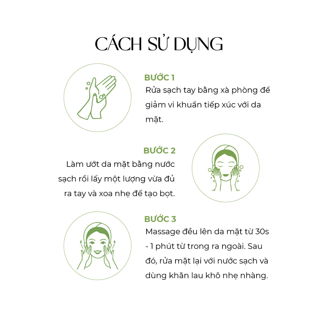 Gel rửa mặt ngăn ngừa mụn Truesky Centella Cleanser chiết xuất rau má 50g - Truesky Việt Nam