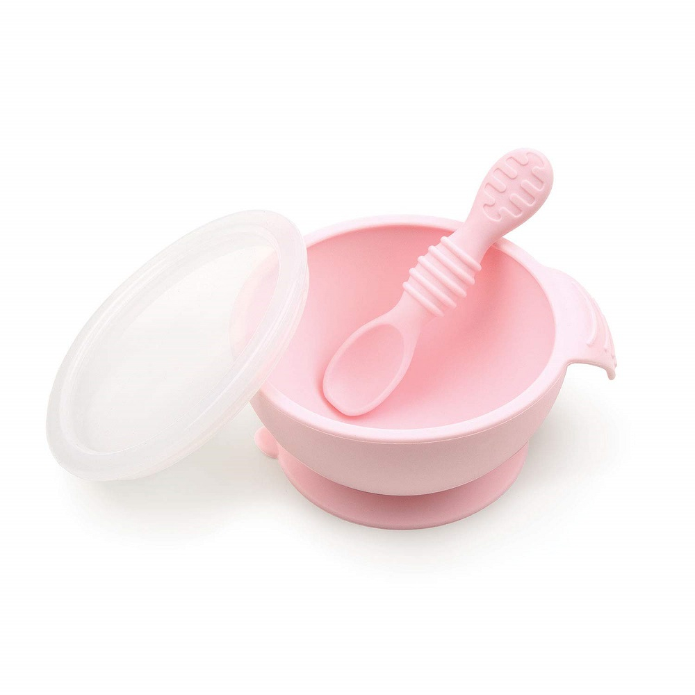 Bộ bát ăn dặm silicone cho bé