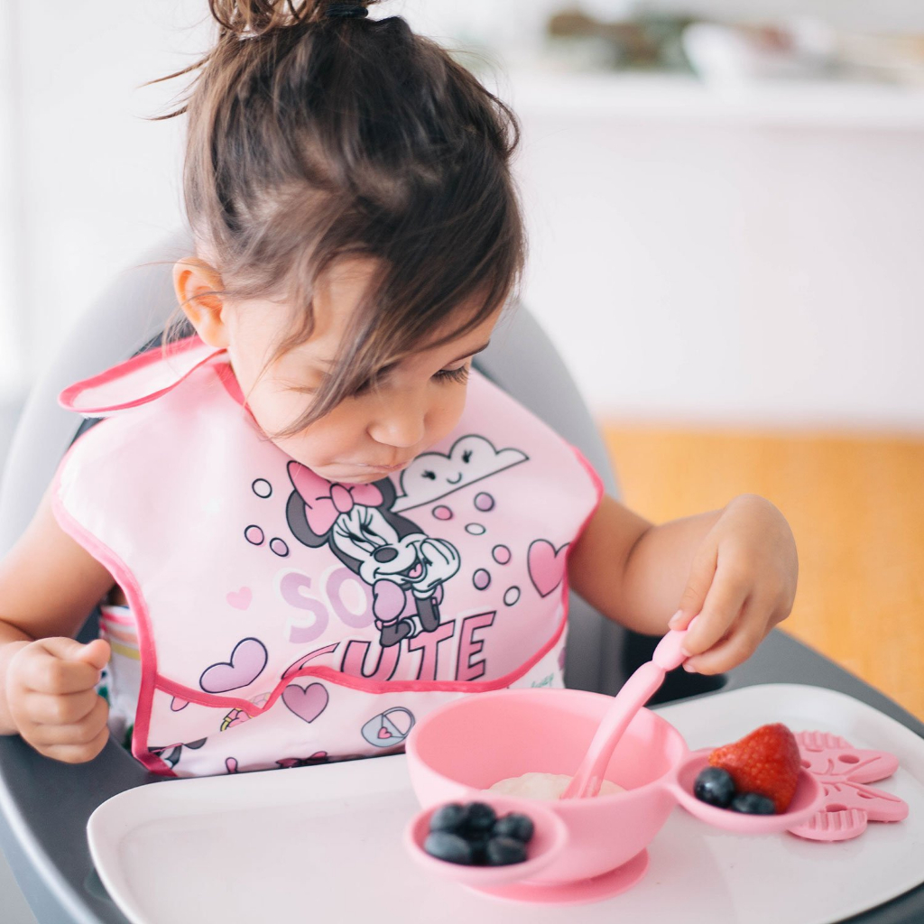 Bộ bát ăn dặm silicone cho bé