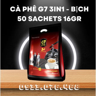 Cà phê G7 3in1 - Bịch 50 sachets 16gr