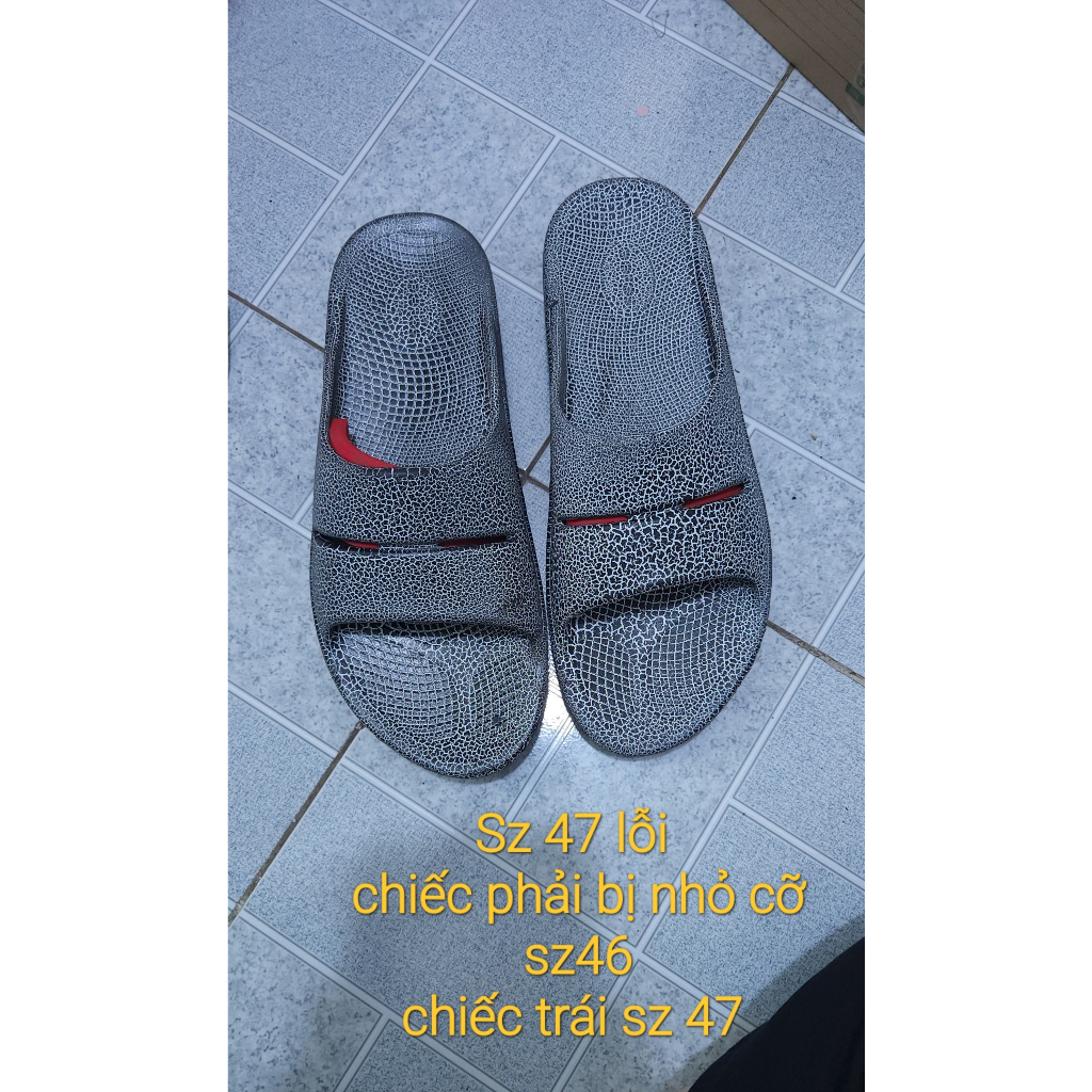 Dép Oofos sơn nứt hàng B lỗi nhẹ