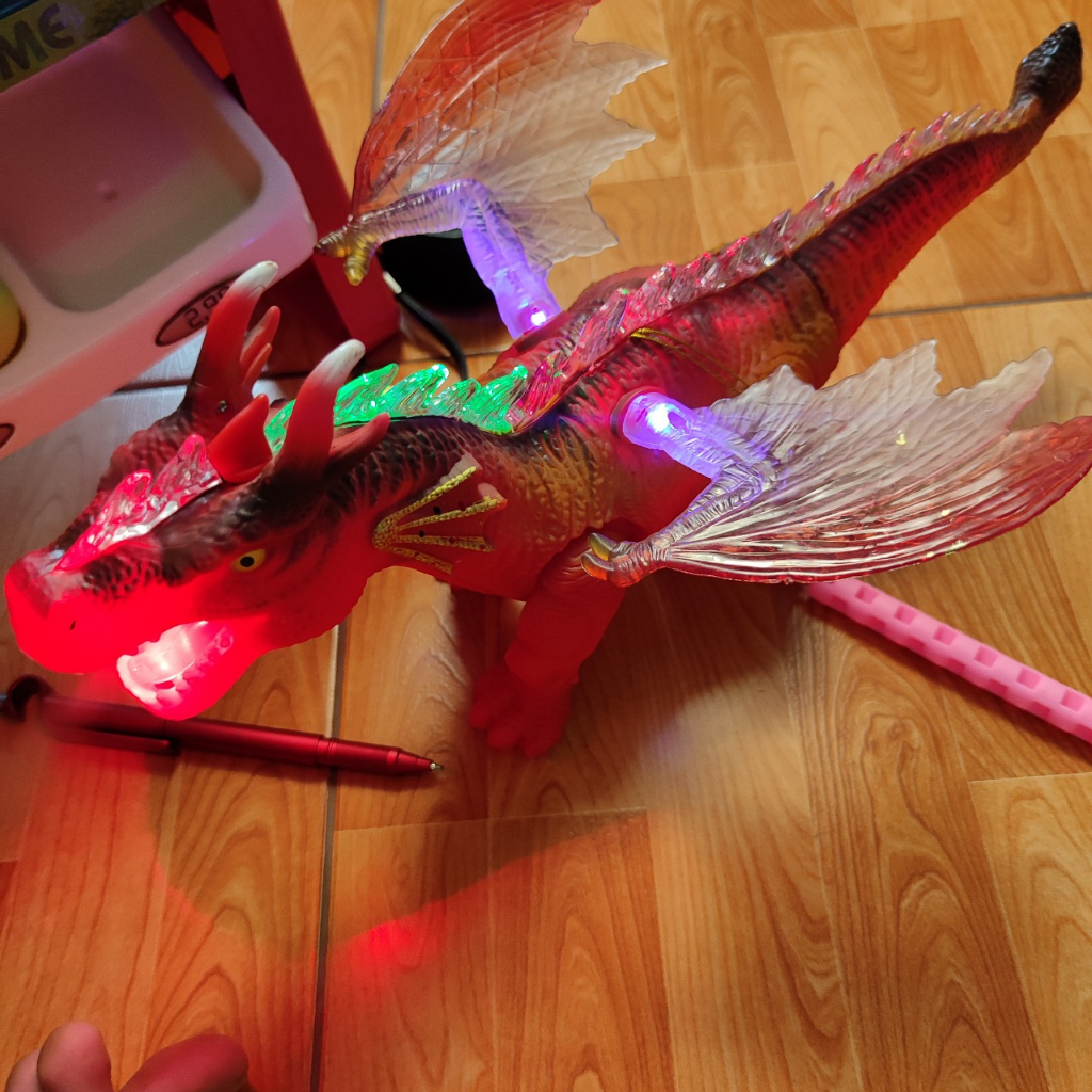 Khủng Long Phun Sương,Đồ Chơi Trung Thu, Đồ Chơi Thông Minh